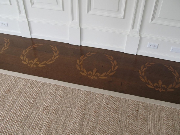 Stenciled & Faux finished Floors Part 1 by CT ny artist Marc Potocsky