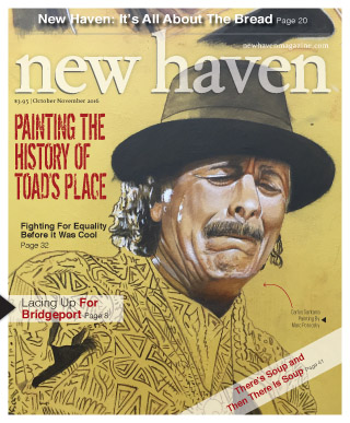 Painting the history of Toads Place -New Haven Magazine 2016