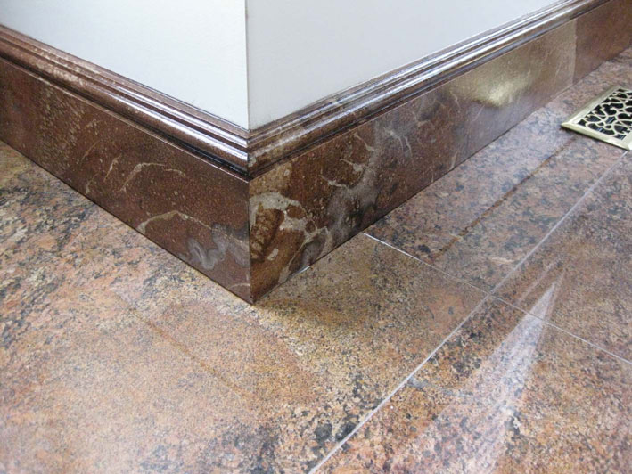 Faux marble baseboards ideas by Marc Potocsky The decorators CT/NY