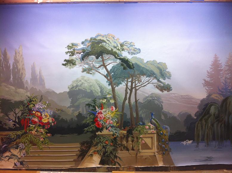 Mural Painting CT Zuber Wallpaper Reproduction part 1 by Marc Potocsky » MJP Studios