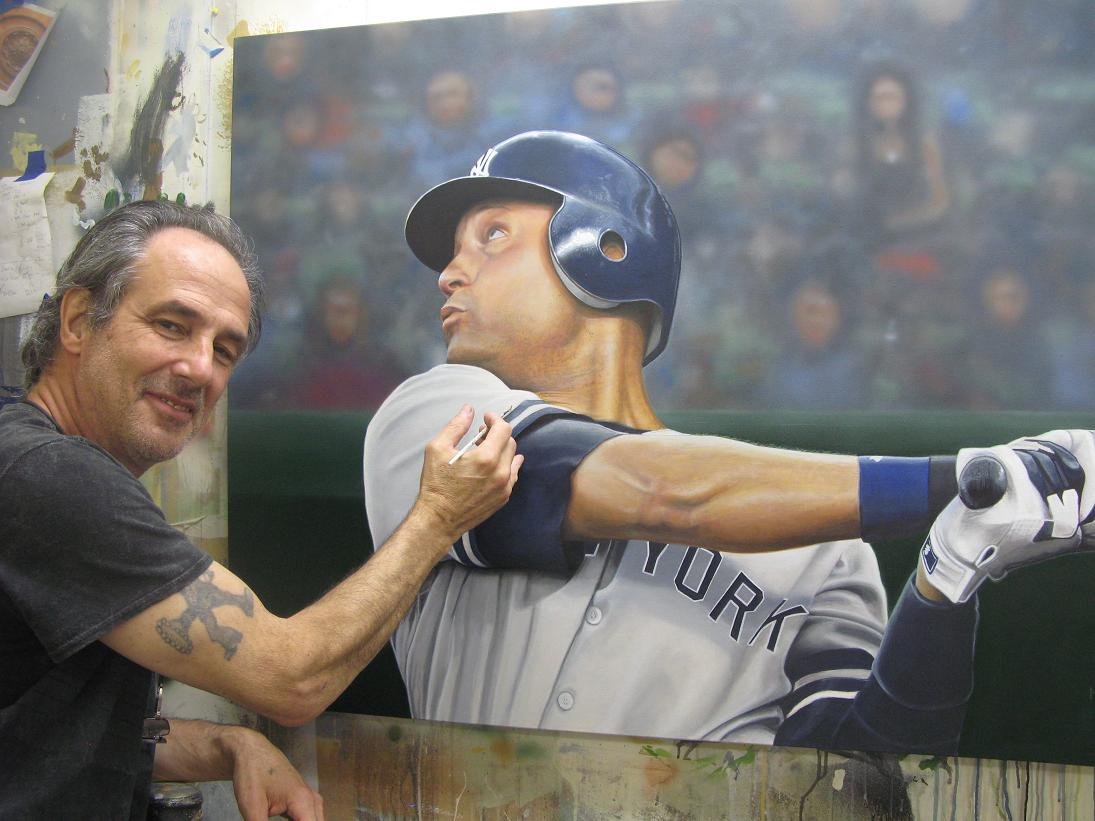 New York Yankees Derek Jeter Painting