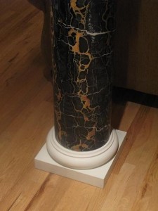 faux painted marble columns ct 