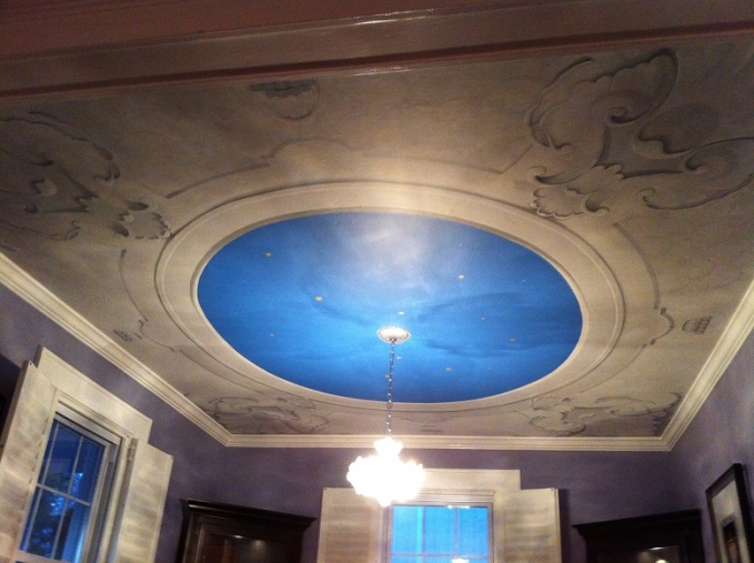 Hand Painted Ceilings Murals » MJP Studios