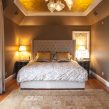 24 carrot gilded bedroom ceiling Designer Debra Kling MJP Studios