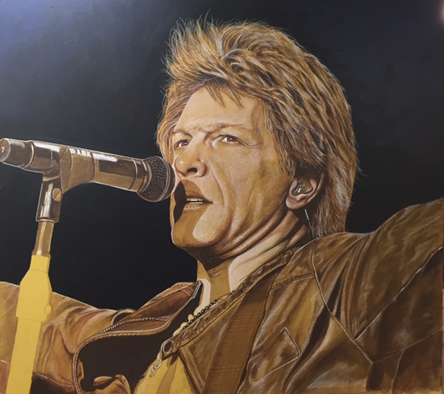 Jon Bon Jovi by CT Artist Marc Potocsky - Rock Music Legend ART
