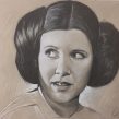 Princess Leia - Carrie Fisher Drawing