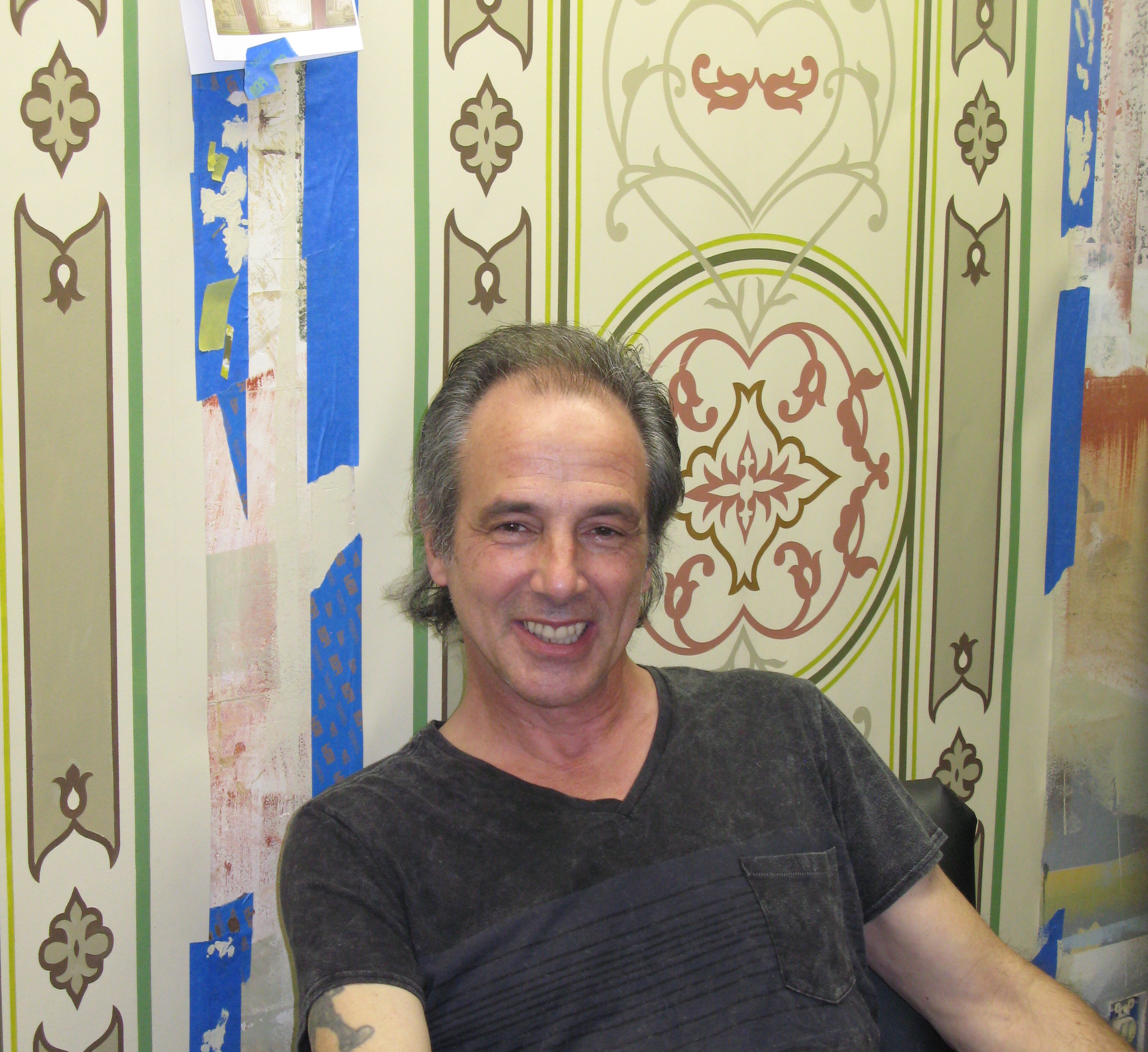 Addison Potocsky CT. Decorative Painter Marc Potocsky at work in the studio and on site ...